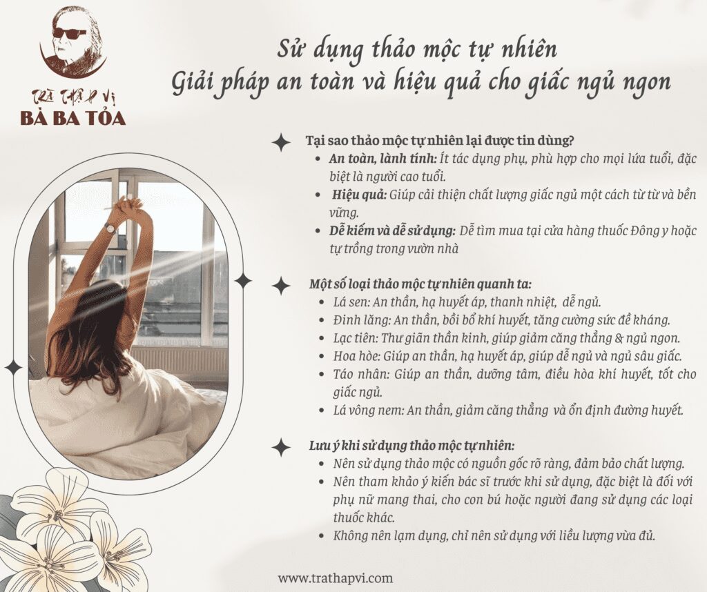 Trà Thảo Mộc - Giải pháp an toàn cho giấc ngủ ngon